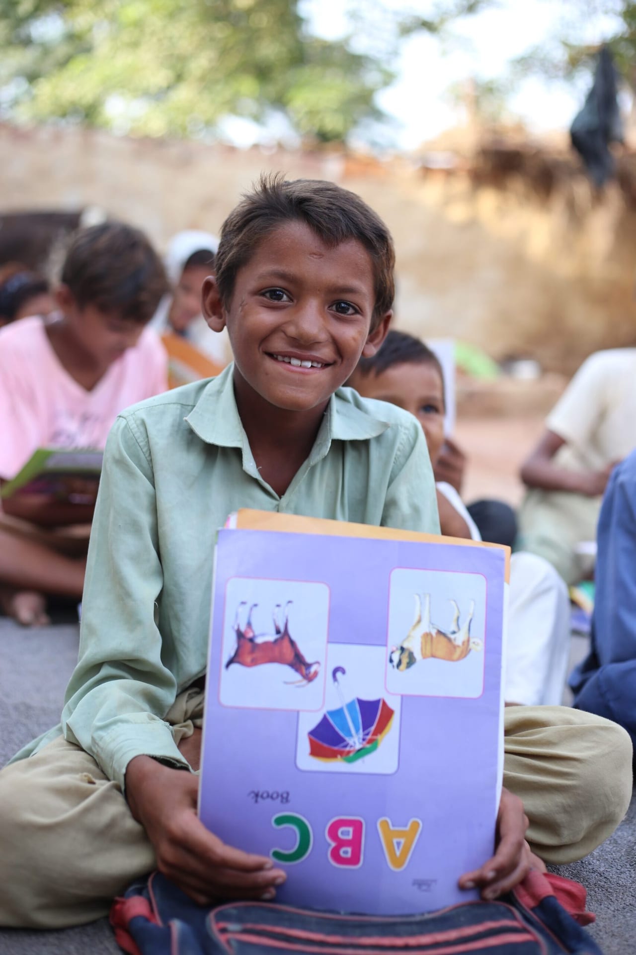 School students studying in an ELF supported classroom