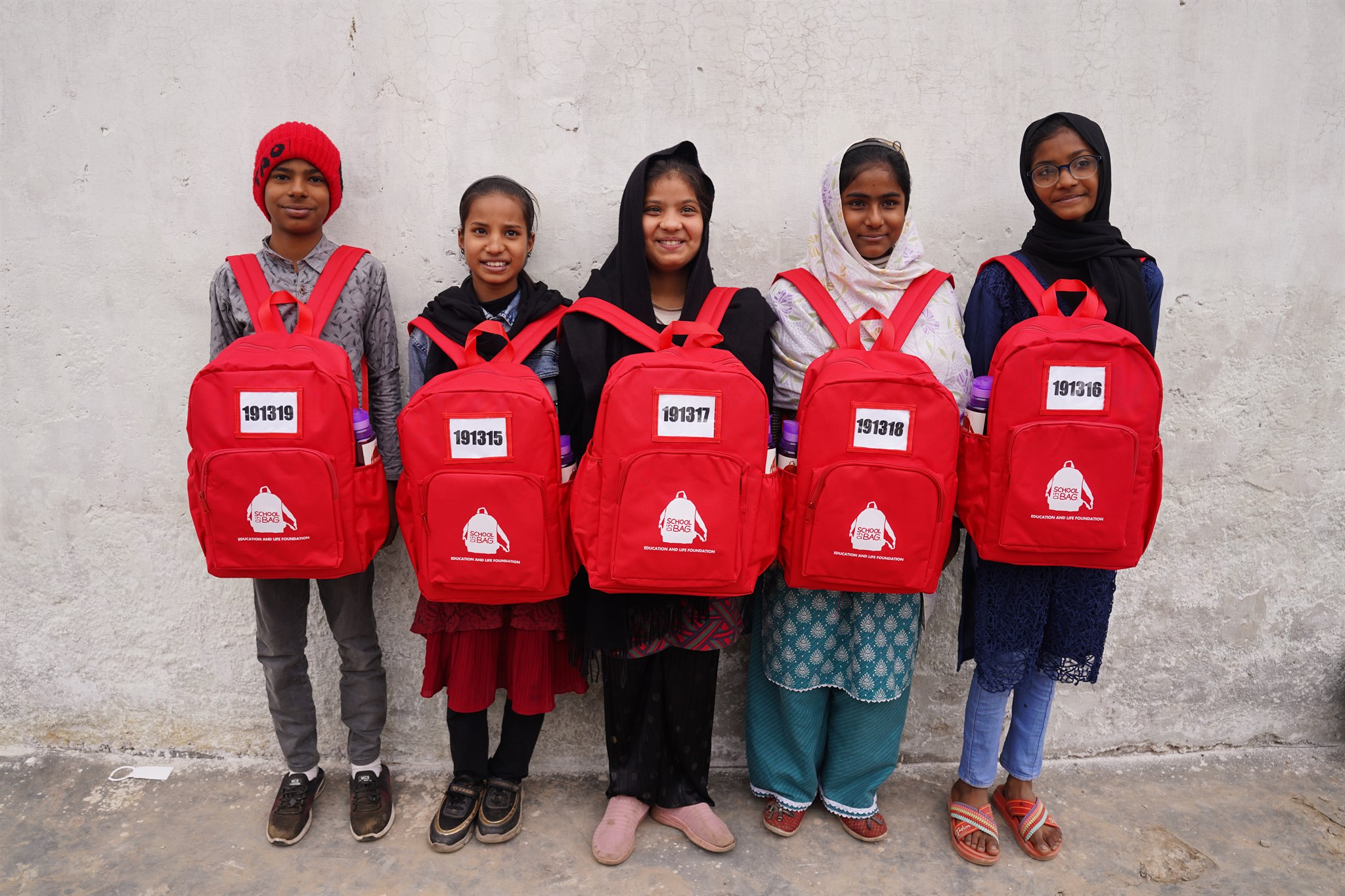 School Bags Distribution Program field work 6